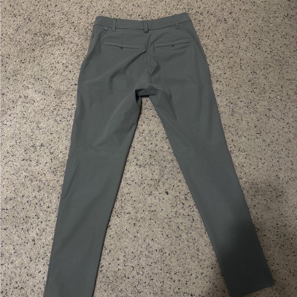lululemon athletica commission pant classic 32x34 green